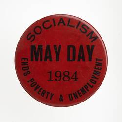 Badge - May Day 1984