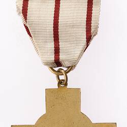 Medal - British Red Cross Society Proficiency Medal, Great Britain, circa 1920 - Reverse