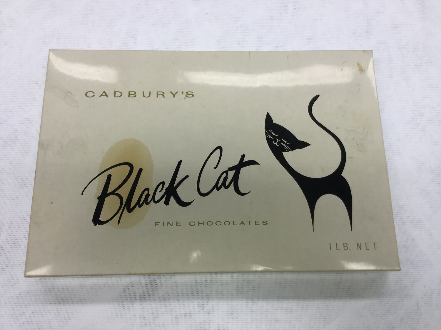 Chocolate Box Cadbury Black Cat Fine Chocolates, circa 1968