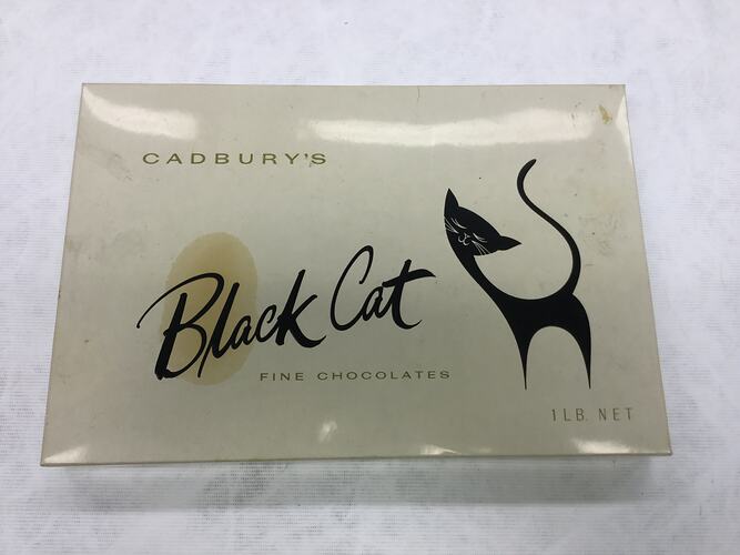 Chocolate Box - Cadbury Black Cat Fine Chocolates, circa 1968