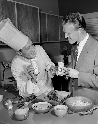 H. J. Heinz Co Pty Ltd, Chef at HSV7 Studios, South Melbourne, Victoria, Mar 1959