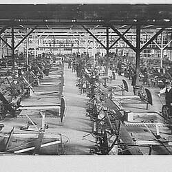 Photograph - H.V. McKay Pty Ltd, Binder Assembly Shop, Sunshine, Victoria, Aug 1921