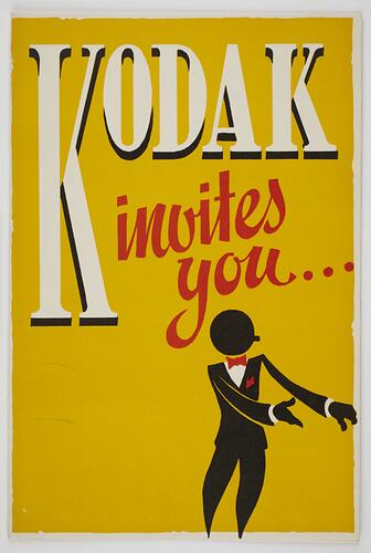 Invitation - Kodak Australasia Pty Ltd, 'Kodak Invites You' Trade Show, Sydney, 03-07 August 1954, Cover