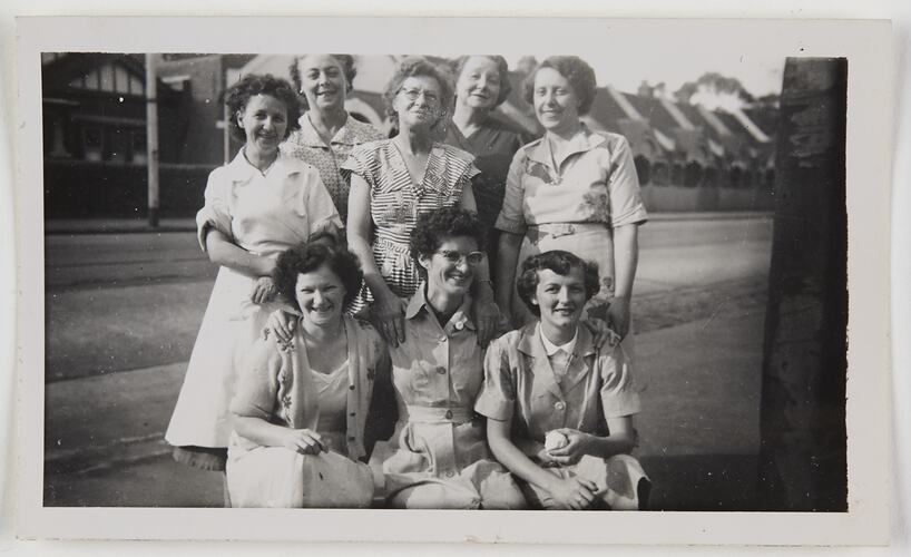 Group Portrait Female Darkroom Staff, Kodak Australasia Pty Ltd, Burnley, circa 1950s