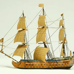 Naval Sailing Ship Model - HMS Sovereign of the Seas