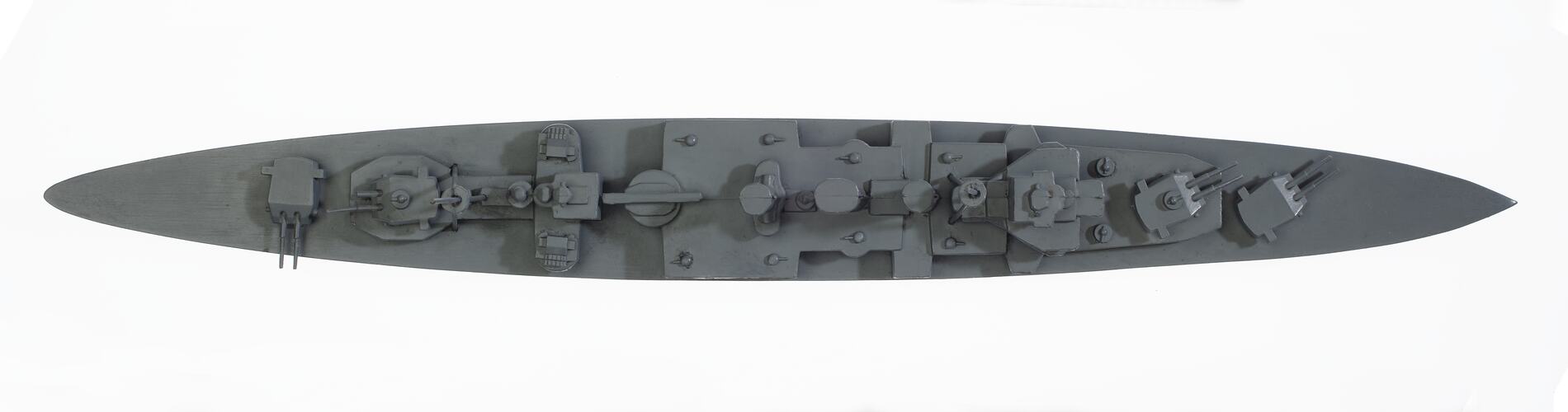 Ship Model - Devonshire Class, Naval Ship Recognition Models, British Commonwealth, 1943