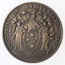 Medal - Victoria's 150th anniversary, 1984-5