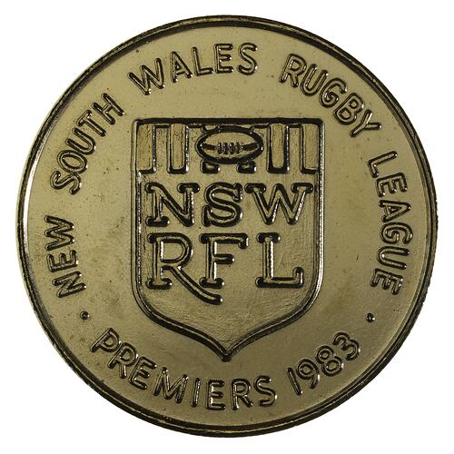 Medal - New South Wales Rugby League Premiers, 1983 AD