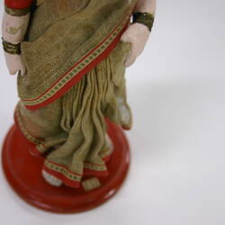 Indian Figure - Brahman Woman, Clay, circa 1880