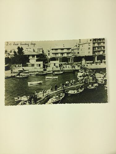 HT 54765, Postcard - Port Said Landing Stage, Egypt, 1967 (MIGRATION), Document, Registered