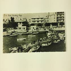 HT 54765, Postcard - Port Said Landing Stage, Egypt, 1967 (MIGRATION), Document, Registered