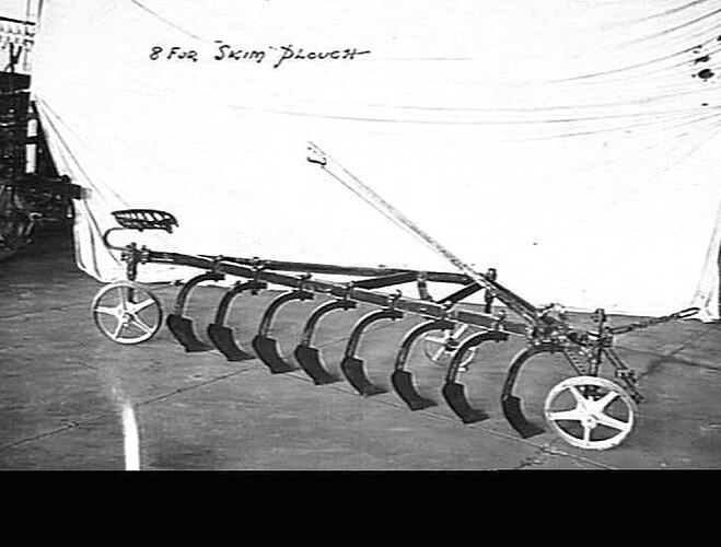 8 FUR. `SKIM' PLOUGH