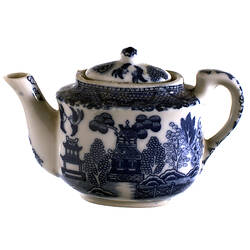 Tea Pot - Tea Set, Willow Pattern