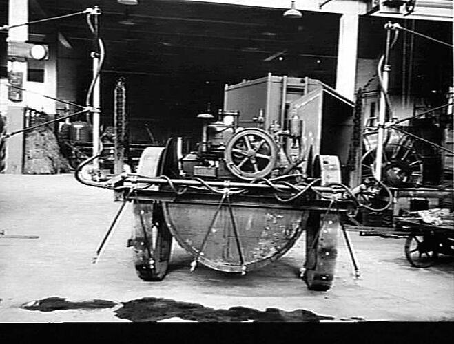 SUNSPRAY W/- 12 NOZZLE POWER SPRAY. FEB 1944