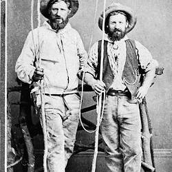 Negative - Bullock Drivers, Victoria, circa 1875