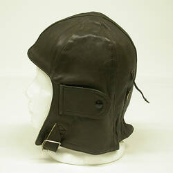 Aviator's Helmet - Brown Leather