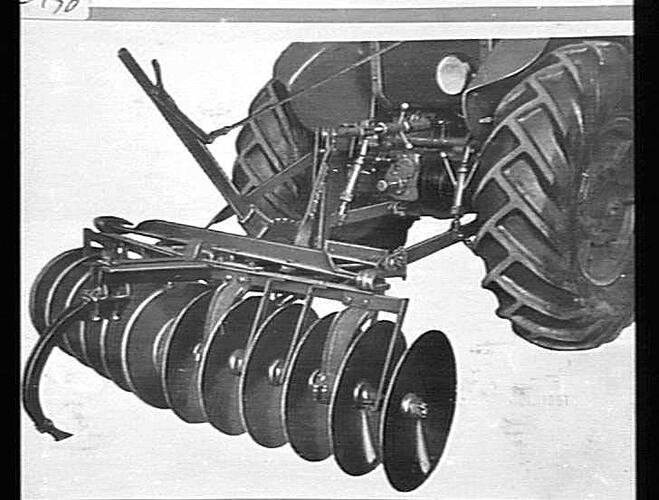 Detail of farm machinery.