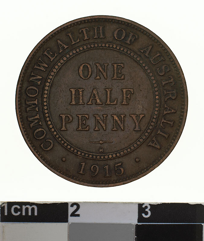 Coin - Halfpenny, Australia, 1915