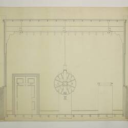 Plan - Transit Room, Melbourne Observatory, 1861