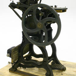 Printing Press- Clam Shell Platen, Treadle Operation, early 20th Century