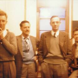 Photograph - CSIRAC Computer, Staff at Radiophysics Laboratory, Sydney, May 1955