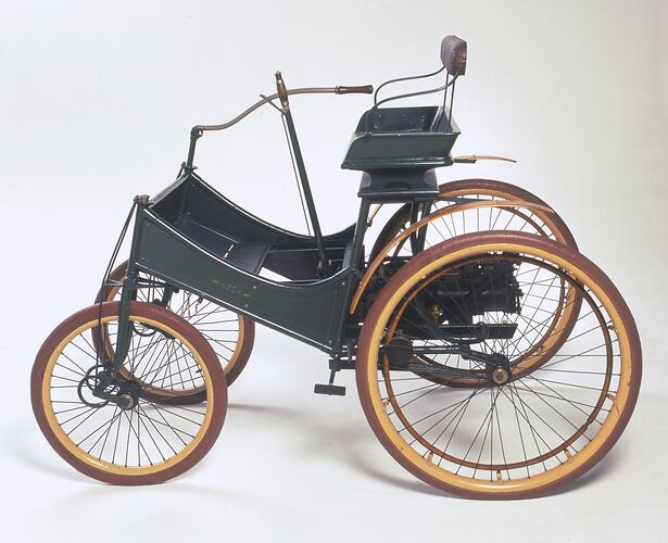 Max Hertel motor buggy, Chicago, USA, 1897