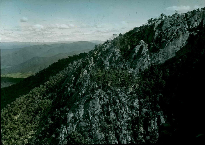 Lantern Slide - Mt Buffalo, Victoria, 1910. [BA 1835]