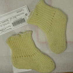 Booties - Knitted, Cream, circa 1947