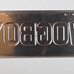 Number Plate - Novelty, Wogboy, circa 2009