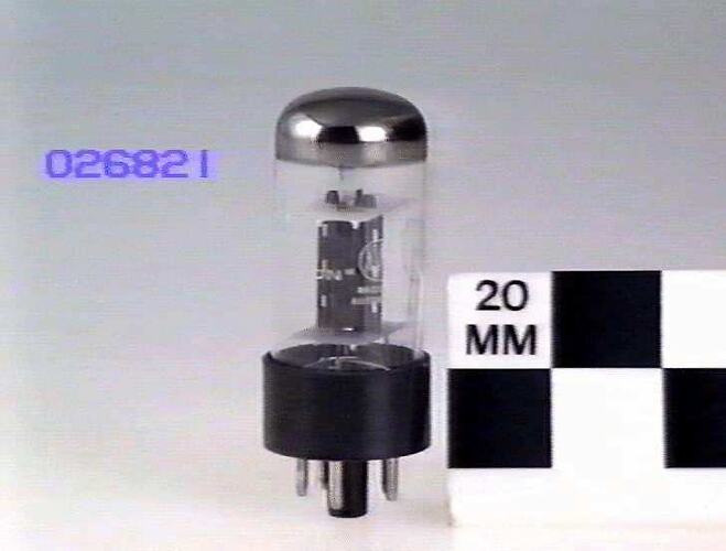 Electronic Valve - AWV, Dual diode, Type 6X5GT, 1960s