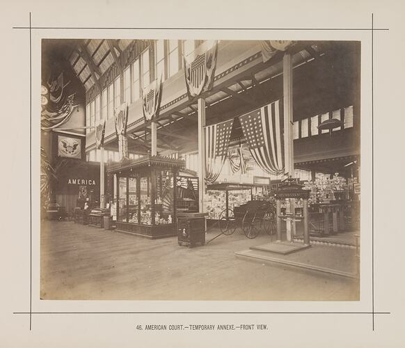 American Court, Main Avenue, Exhibition Building, 1880-1881