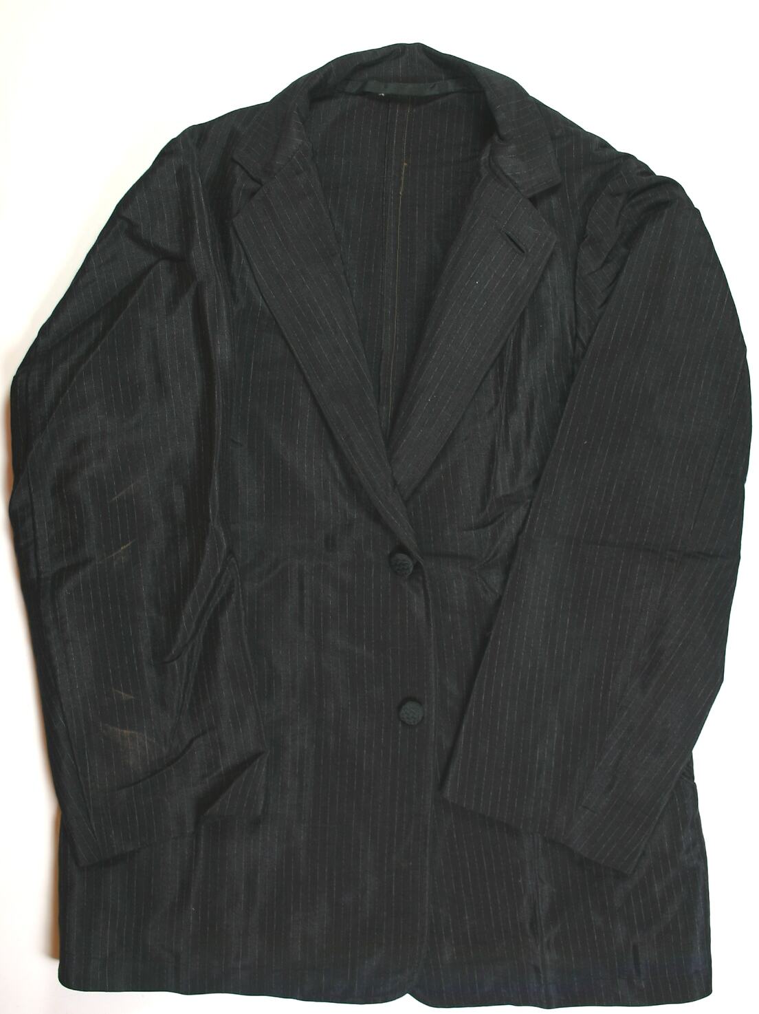 Jacket - Black & White Pinstripe, circa 1910