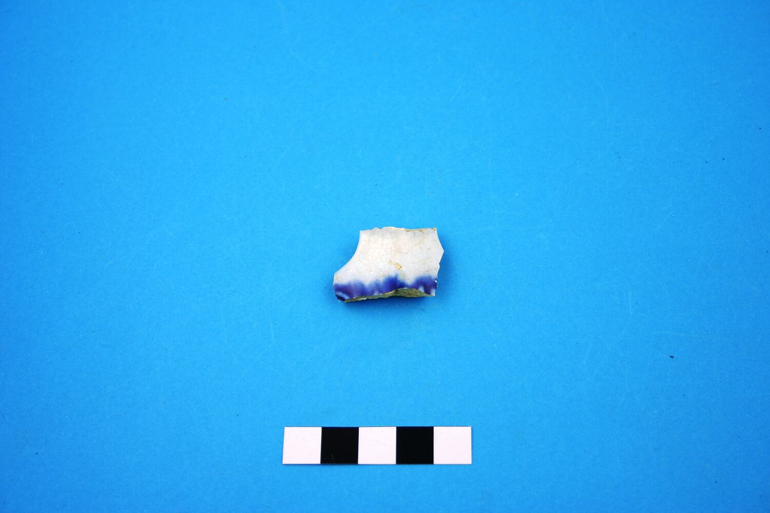 Jug - Ceramic, Blue Flow Ware, circa 1835-circa mid-20th century