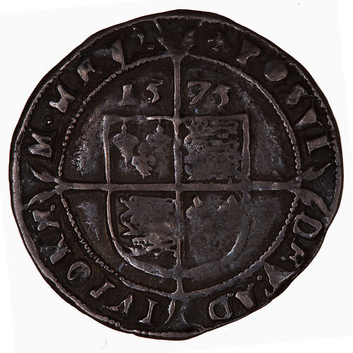 Coin - Sixpence, Elizabeth I, England, Great Britain, 1575