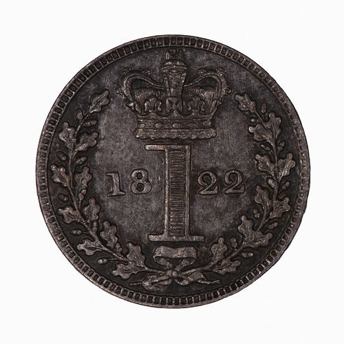 Coin - Penny, George IV, Great Britain, 1822 (Reverse)