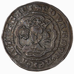Coin - Halfgroat, Edward III, England, 1352-1353 (Obverse)