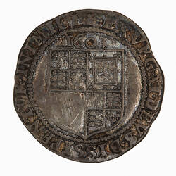 Coin - Sixpence, James I, Great Britain, 1603 (Reverse)