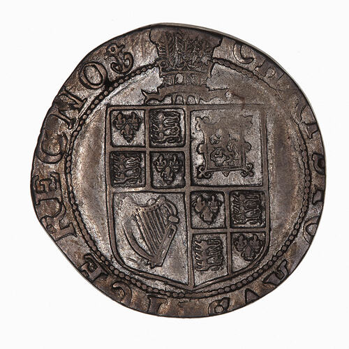 Coin - 1 Shilling, Charles I, Great Britain, 1628-1629 (Reverse)