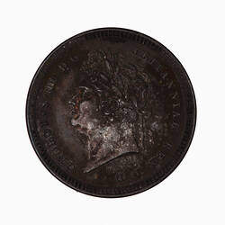 Coin - Twopence, George IV, Great Britain, 1828 (Obverse)