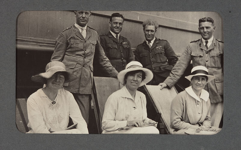 Digital Image - World War I, Group Portrait, Egypt, 1915-1917