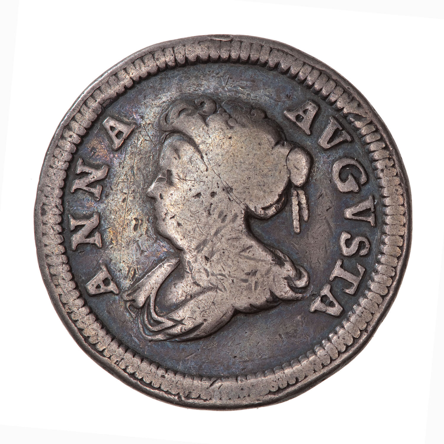 Pattern Coin Farthing, Queen Anne, England, Great Britain, 1713