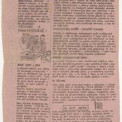 Newsletter - Stankovske, 2 June 1960