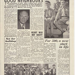 Newsletter - The Good Neighbour, Department of Immigration, No 50, Mar 1958