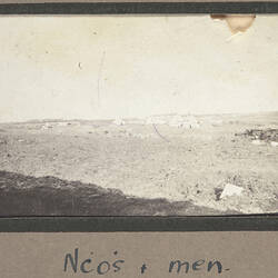 Photograph - Non-commissioned Officers Campsite, Albert, France, Sergeant John Lord, World War I, 1916