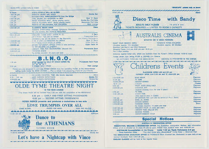 Newsletter - Seascape, 24/03/1977
