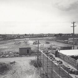 Photograph - Kodak Australasia Pty Ltd, Earthworks & Building Construction, Kodak Factory, Coburg, 1958