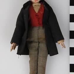 Doll - Male, Withdrawing Room, Dolls' House, 'Pendle Hall', 1940s