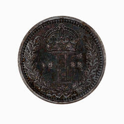 Coin - Penny (Maundy), George V, Great Britain, 1932 (Reverse)