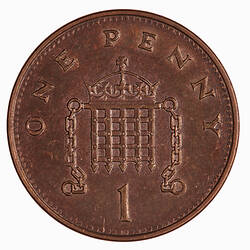 Coin - 1 Penny, Elizabeth II, Great Britain, 1992