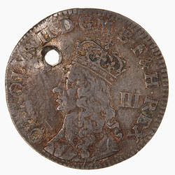 Coin - Threepence, Charles II, Great Britain, 1660-1669 (Obverse)